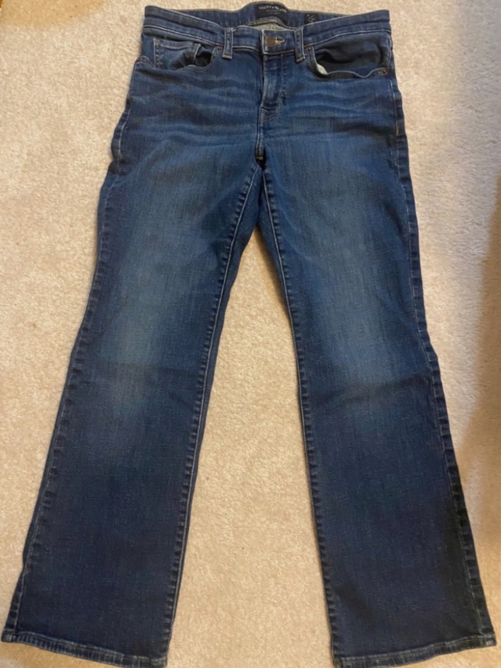 Lucky Brand Sweet Boot Ankle Jeans Mid-rise Bootcut Size 8/29